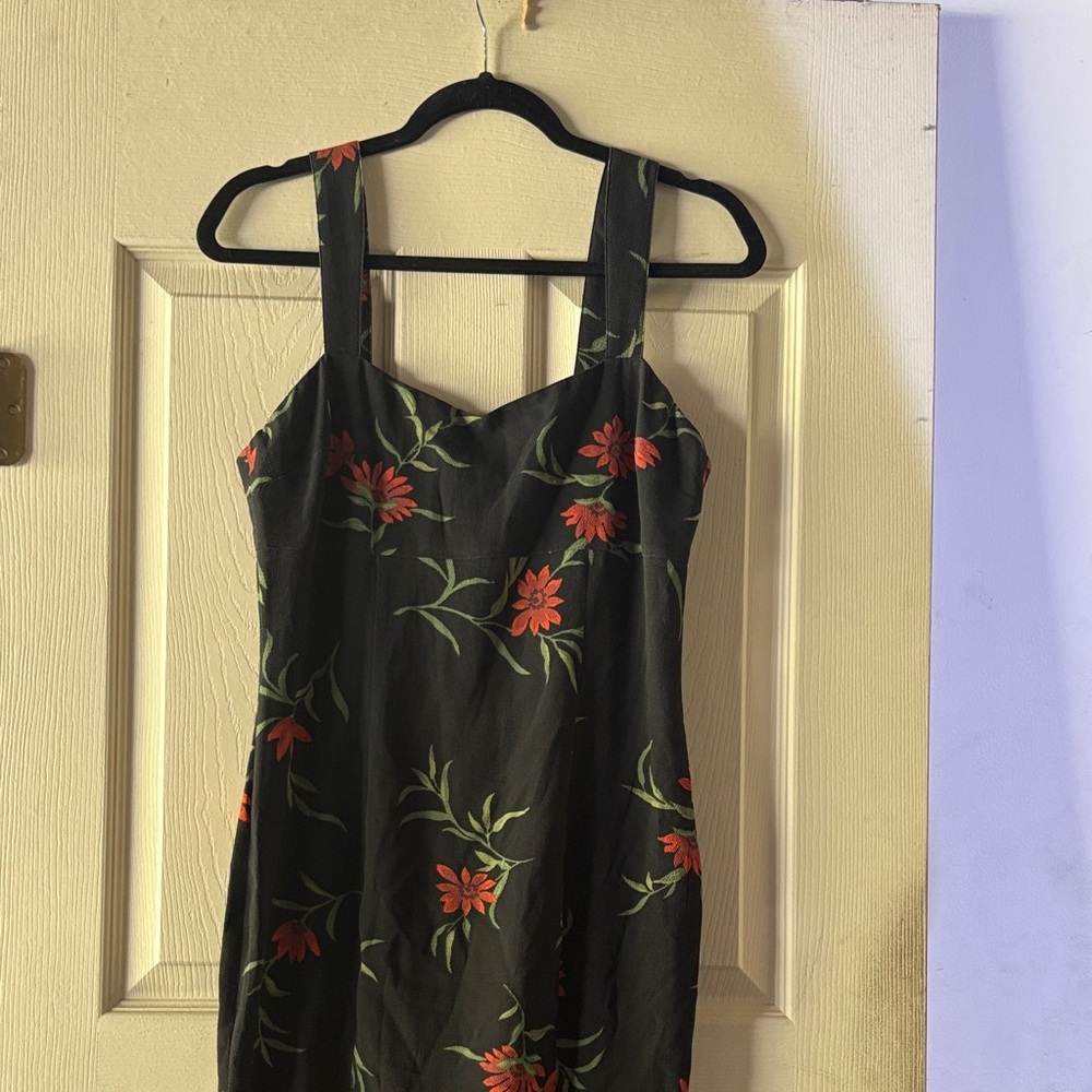 forever 21 floral black dress | Dresses | Forever 2 And Red Womens Color:AS Photo ( Blue ) Full length Fuchsia Dress A-Line Shirt Dress –